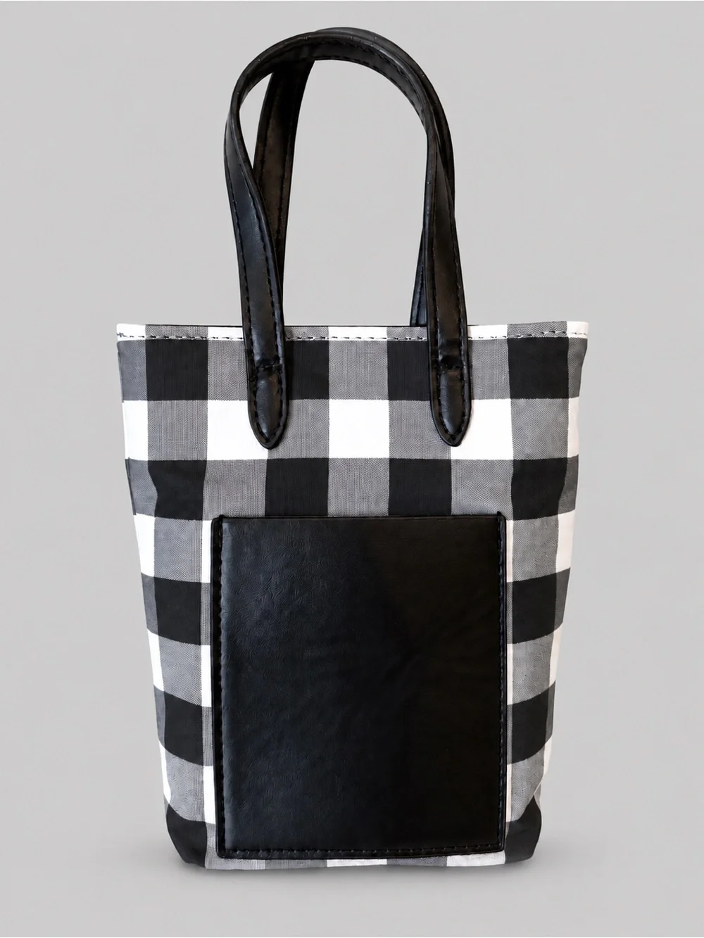 Prada Beauty Black & White Gingham Small Crossbody Top Handle Bag GWP New RARE